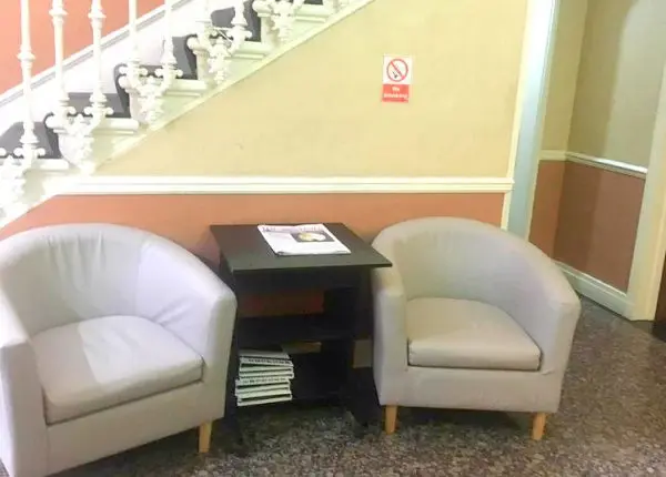 Seating area at Hotel Oliver